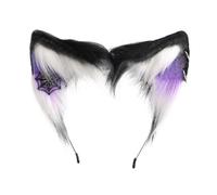 YUGSHNKFC Serre-tête oreilles de chat pour Halloween, serre-tête en peluche, accessoire de cheveux pour fête costumée