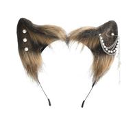 YUGSHNKFC Serre-tête oreilles de chat pour Halloween, serre-tête en peluche, accessoire de cheveux pour fête costumée