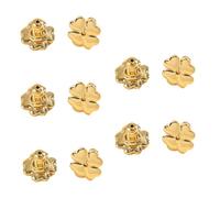 YUGSHNKFC Silicone Oreille Backs Generic Taille Généralités Contrôle Confortable Anti Perte Clovers Conception Accessoires Accessoires des Coupes DE NONSIP