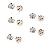 YUGSHNKFC Silicone Oreille Backs Generic Taille Généralités Contrôle Confortable Anti Perte Clovers Conception Accessoires Accessoires des Coupes DE NONSIP