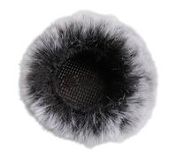 YUGSHNKFC Soft Artifical Furry Wicshield Muff pour Les Micros À Revers Assure Un Son Clair dans l'environnement Extérieur MICS Couvre Les Mailles De Pare-Brise À Éolien