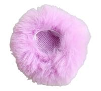YUGSHNKFC Soft Artifical Furry Wicshield Muff pour Les Micros À Revers Assure Un Son Clair dans l'environnement Extérieur MICS Couvre Les Mailles De Pare-Brise À Éolien