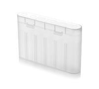 YUGSHNKFC Solution de stockage de batterie légère pour 1 ou 6 piles AA 18650 - Pratique et organiseurs de piles, 6 sections, Organiseur de sac