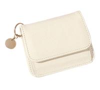 YUGSHNKFC Style coréen Porte-cartes court en cuir PU pour pièces de monnaie Petit portefeuille à trois volets pour tous les jours Style coréen Porte-cartes court en cuir PU pour pièces de monnaie