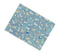 YUGSHNKFC Tapis rafraîchissant en soie glacée durable pour chiens assurant le confort pendant les journées chaudes, coussin facile à nettoyer et à transporter