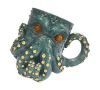 YUGSHNKFC Tasse à boire en résine motif créature marine pour décoration de restaurant, boisson avec poignée, grande capacité, tasse à café collecteur sur le thème du dragon