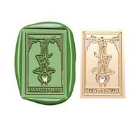 YUGSHNKFC Tête De Tampon Sceau sur Le Thème du Tarot Scellage Rectangulaire avec Sculpté pour Sceau D'enveloppe Bouteille Vin Artisanat Décoration
