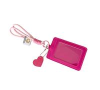 YUGSHNKFC Transparent Photocard Holder PU Card Protector Lightweight Photo Sleeve Multi Purpose Office Supply for Students Portable Fan Merchandise Display Case