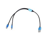 YUGSHNKFC USB a to Double Type C Splitter Cable with 480Mbps Data Transfer and 80W Charging Port Supported Efficient Data Line USB to Type C Adapter