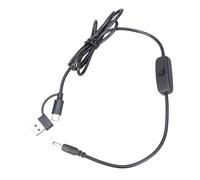 YUGSHNKFC USB Type C À DC3.5x1.35mm Lignes Électriques 5V Chargeurs Cordon pour Lampes De Table Routeurs Jouet 120cm