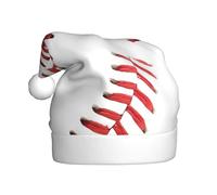 YUGTAEE Chapeau de Noël en peluche pour adulte avec dentelle et gros plan imprimé doux au toucher pour les fêtes de vacances et les danses, convient aux hommes et aux femmes