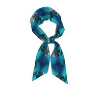 YUGTAEE Écharpe tendance pour femme avec imprimé lamantins des Antilles - Accessoire polyvalent doux et soyeux