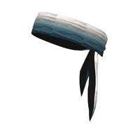 YUGTAEE In the midst of the tide Picture Sports Foulard double face pour homme et femme réglable pour tous les tours de tête