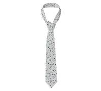 YUGTAEE Terrazzo Cravate pour homme avec imprimé marbre pastel pour le travail, les anniversaires, les mariages, les fêtes, les banquets Entretien facile 145 x 7,9 cm