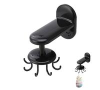 Yugugomo Crochets de Cuisine pour Ustensiles,Rangement Avec Rotation À 360 Degrés - Porte-Ustensiles Suspendu - pour Cuisine Sous Placard Tasses Serviettes Brosse Spatule Louche et Autres