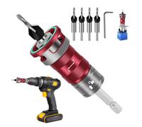 Yugugomo Des forets à lamage - 7 pièces arrêt de profondeur réglable outils de menuiserie - Kit scie cloche portable, outils manuels | aux charpentiers, MDF, aluminium et rénovation de la maison