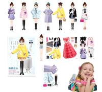 Yugugomo Magnétique À Habiller pour Filles,Kits De Robes De s Magnétiques Princesses,Jeu Éducatif D'imitation Et d'apprentissage - Activité Festive pour Anniversaire Halloween Noël