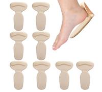 Yugugomo Protège-talons pour chaussures,8 Bandes Anti-glisse Talon | Coussinets inserts amortissants chaussures,Pour hommes femmes extérieur fête bureau mariage danse voyage trajets