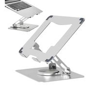 Yugugomo Support pour PC Portable Réglable | Support surélevé ventilé pour Ordinateur Portable 14 à 17,3 Pouces (35 à 44 cm), Informatique Pliable pour Salon, Maison, Salle de Classe, étude