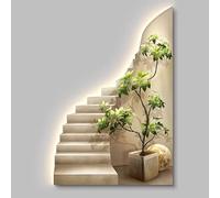 YUGXTH Décoration Murale à Suspendre, Décoration d'intérieur Moderne Sculpture Murale de Paysage, Peinture Décorative en Relief 3D, for Salon Entrée Bureau(C,23.6x31.5in)