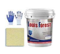 Yuhaidzsw Peinture de sol époxy couleur sable, peinture pour sols Louis Forest Epoxys Floors, revêtement auto-nivelant Epoxys sable coloré, revêtement époxy effet marbre très brillant (jaune-a, 0,5