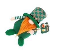 YUHANGCIYE Nains de la Saint-Patrick - Leprechaun irlandais - En peluche - Fait à la main - Nisse de mars - Nain de ferme - Plateau décoratif