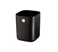 YUHANXINHESHE Poubelles à usage domestique Salon Cuisine Salle de bain Chambre Toilettes Bureau Dortoir Baril rangement Cylindre Corbeille papier(Black,Medium)