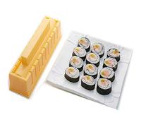 YUHE Kit de fabrication de sushis facile à sushis, édition premium (forme ronde)