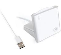 YUHG-Acr40U Lecteur De Carte À Puce Usb Pour Identification Nationale,Signature Numérique,Médical,Santé,Militaire,Gouvernement,Tachodisque,Puce De Contact D'Identité Eid Cac Ic (Usb-A + Stand)