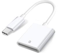 YUHG-Apple Usb C Vers Carte Sd Lecteur De Caméra Pour Iphone 15/15 Plus/15 Pro/15 Pro Max,Macbook Pro M1 Air,Ipad Pro/Air,Imac,Surface,Galaxy S24 (Blanc-1)