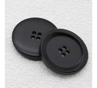 YUHGFD Boutons en Résine Assortis 50pcs 15-30mm, 4 Trous, Boutons Décoratifs à Dos Plat pour Vêtements, Artisanat et Projets Faits Main, Boutons de Pardessus Double Couche