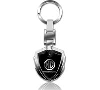 YUHGGVFG Porte-clés de Voiture pour MG Cyberster 2023+,Porte-clés en Cuir véritable Porte-clés de Voiture Accessoire de,A