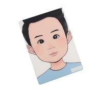 yuhlkopm Modèle de pratique de peinture de maquillage lavable et coloré, qui inspire l'imagination et l'expression de soi chez les enfants, Visage de garçon, 21x30x0.1cm