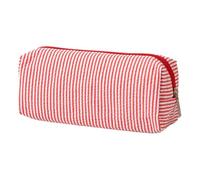 yuhlkopm Trousse à à Rayures Bleues, Jolie Trousse Bulles pour Articles de Papeterie Essentiels, légère et Portable, Grande capacité pour accueillir pour Tous Les Articles Essentiels.