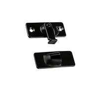 yuhlkopm Verrou de porte de grange durable et efficace. Résistant à la rouille, il assure un coulissement sûr et fiable, stable et conserve une belle apparence, noir