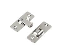 yuhlkopm Verrou de porte de grange durable et efficace. Résistant à la rouille, il assure un coulissement sûr et fiable, stable et conserve une belle apparence, argent