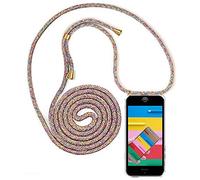 YuhooTech Collier pour iPhone 5 / 5S / SE(2016) Coque, étui de téléphone avec Cordon - Tour de Cou Lanière en Corde - Housse pour Smartphone Lanyard Case Holder - Cover Necklace Bandouilière Stylée