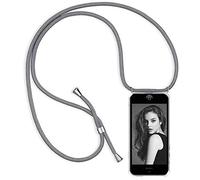 YuhooTech Collier pour iPhone 5 / 5S / SE(2016) Coque, étui de téléphone avec Cordon - Tour de Cou Lanière en Corde - Housse pour Smartphone Lanyard Case Holder - Cover Necklace Bandouilière Stylée