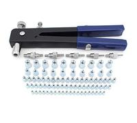Yuhtech Filetée Rivet Écrou Kit, 86 Pcs Pince à Riveter Kit de Écrou Riveteuse Rivet Nutsert Gun Outil de pince à Rveter Insert Fileté pour filetage M3 M4 M5 M6 M8