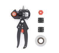 Yuhtech Kit D'outils de Taille pour Greffes, Sécateur Professionnel pour Arbres Fruitiers Avec Ruban de Greffe pour La Taille Des Branches D'arbres Fruitiers