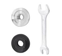 Yuhtech Meuleuse d'Angle Pièce Détachée Pince Ronde Flasque Intérieur Extérieur, Ecrous de Meuleuse Multifonction Platine Hexagonale avec e serrage