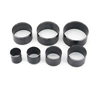 Yuhtech Outils de Coupe Cuir, 7 Pcs Outil de Poinçonnage de Forme Ronde 20/25/30/35/40/45/50mm Ensemble de Matrices de Poinçonnage en Cuir Bricolage
