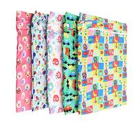 Yuhtech Sac Couches Lavables, 5 Pcs Sac à Couche de Bébé Sacs à Couche à Fermeture Eclair Etanche Réutilisable Lavable pour Plage Piscine Gym
