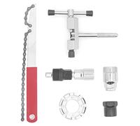 Yuhtech Vélo Fouet à Chaîne avec Extracteur de Couronne Dentée, Couronne Vissée Kit Extracteur de Cassette Outil de Retrait, Outil de Vélo pour La Cassette de Compartiment Et de La Couronne Vissée