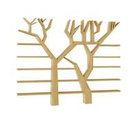 YUHUAWF Étagère à Livres Étiquette en Forme d'arbre Solide Wood Wall Affichage Plancher au Plafond Création Multi-Couble étagère étagère bibliothèque pour Salon, Bureau à Domicile