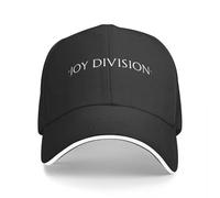 YUHUPMXAV Casquettes de Baseball Joy-Division-Logo Unisexe Chapeau de Soleil Sportif Casquette à Revers Ajustable Casquettes Dad Hat d’été