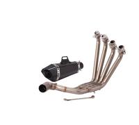 YUIBFWQ Echappement Silencieux D'échappement AV&Ant Central 51 Mm pour CB650F CB650R CBR650 CBR650F 2014-2022