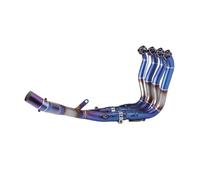 YUIBFWQ Echappement Silencieux D'échappement AV&Ant Central Moto R1 60 Mm pour YZF-R1 MT10 MT 2015-2019