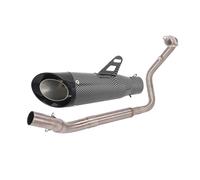 YUIBFWQ Echappement Silencieux D'échappement AV&Ant pour ZT310R 310R ZT310T ZT310X 2018 2019 2022