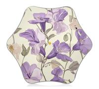 Yuiboo Japan Paulownia Beauty Parapluie de sécurité en forme de fleurs d'été pour tout-petits, pluie, soleil et vent, avec bande réfléchissante, poignée à crochet facile à prendre en main